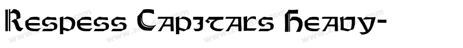 Respess Capitals Heavy字体转换